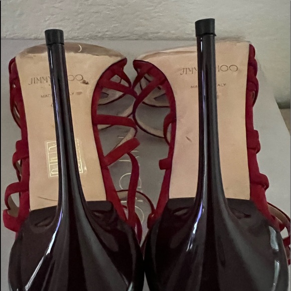 Jimmy Choo Fiscal Strappy Sandal sz 40 1/2 - Picture 7 of 8